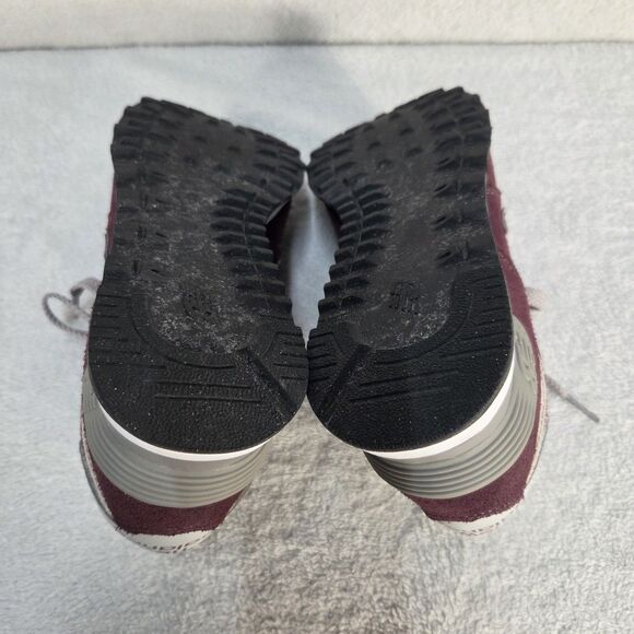 NEW BALANCE 574 RUNNING TRAINER SPORT SNEAKERS WOMEN SHOES BURGUNDY SIZE 7.5 - Picture 12 of 14